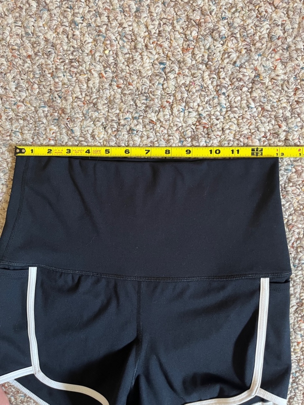 Free People Movement NWOT Island Time Black Athletic High Waist Shorts Size M - Picture 13 of 16